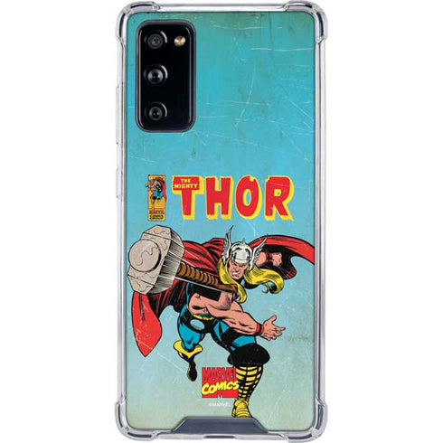 Marvel Classic Comics The Mighty Thor Galaxy S20 FE Clear Case